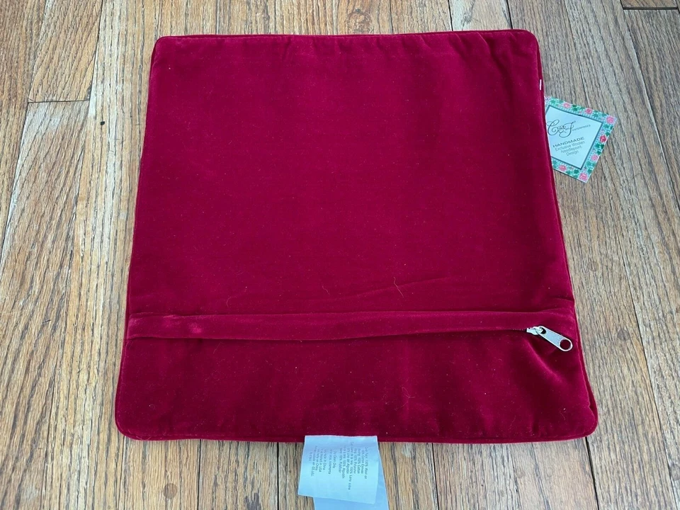 NUEVA Funda Almohada Lana Punta Aguja París Francia Arco Francés del Triunfo 14" Foto 3 de 3