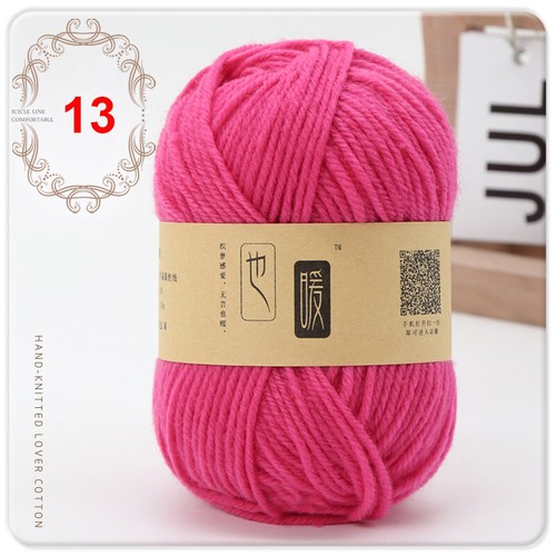 1Ball Soft Blended Yarn Hand Knitting 4ply Yarn For Scarf Sweater Hat Doll - Picture 33 of 77