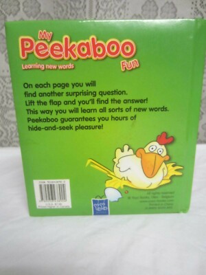 My Peekaboo Fun - Learning New Words - Child's Board Book
