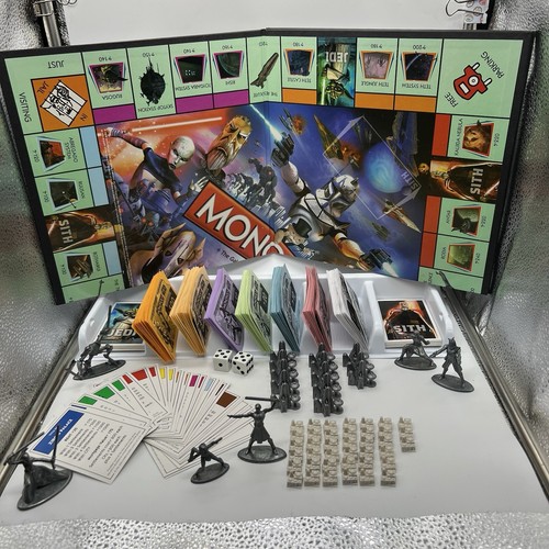 2008 Star Wars Clone Wars Monopoly Game by Parker Brothers Complete. - Picture 3 of 15