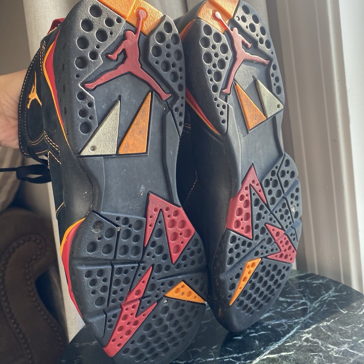 Jordan 7 Citrus 2006 Men's Size 8 Nike Air Jordan VII Retro Black