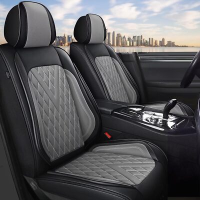 Front Seat Cover For Lincoln Nautilus 2019-2024 Faux Leather Car Seat Protector