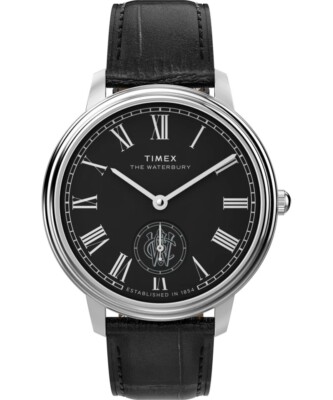 New Timex Black Mens Analogue Watch Waterbury Metropolitan TW2Y23200