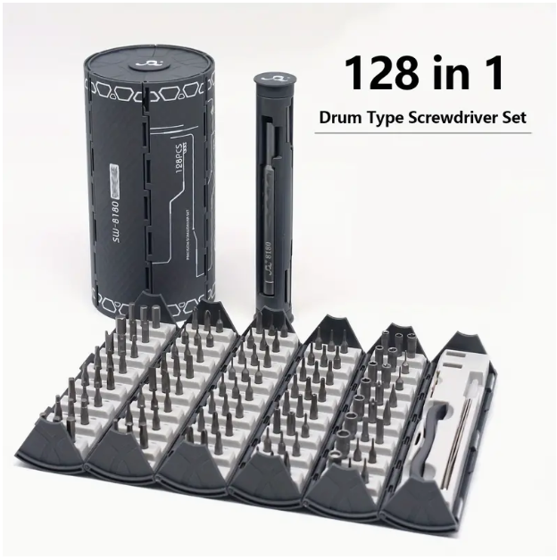 128-in-1 Precision Screwdriver Kit for RC Car Drone Repair & Electronics