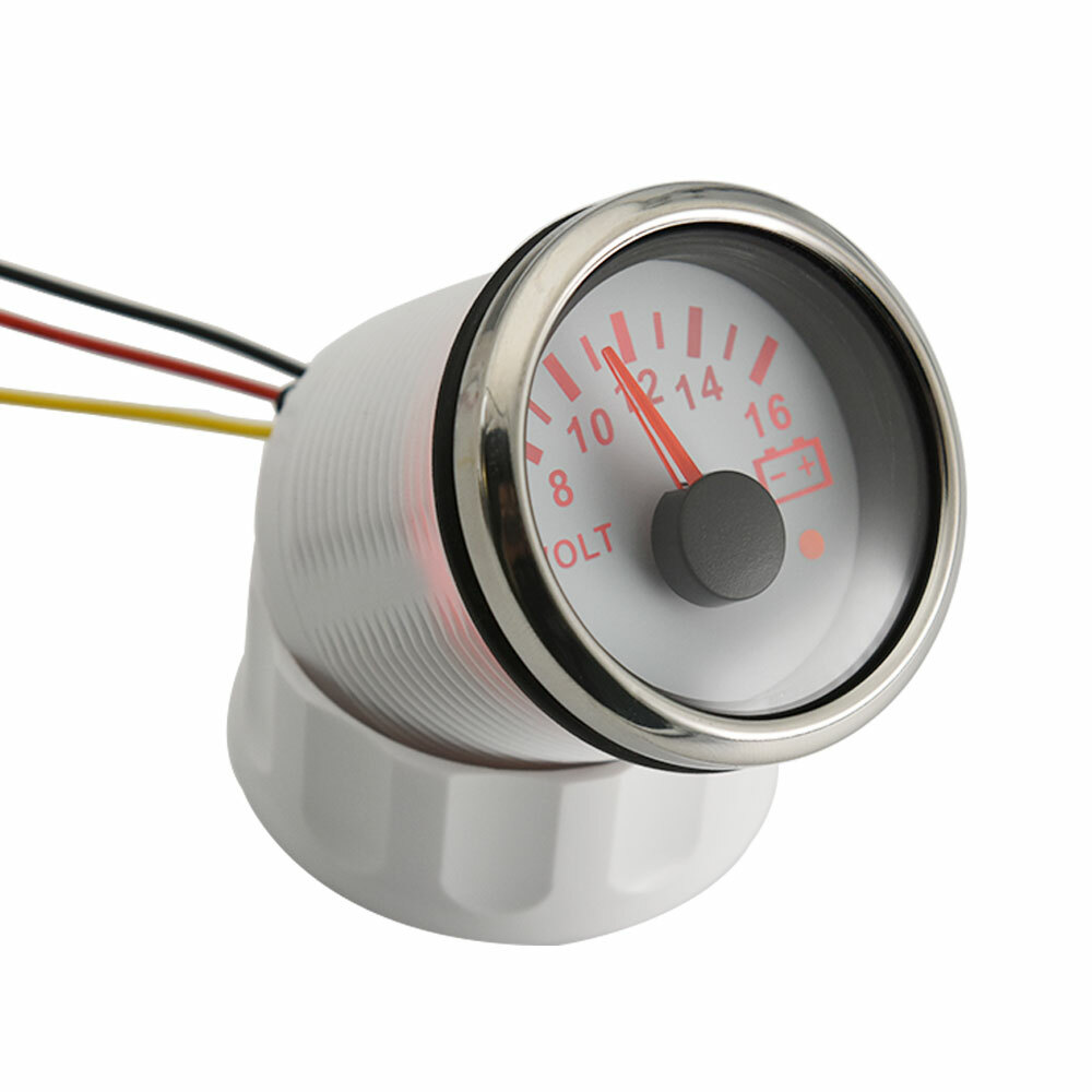 52mm Marine Voltmeter 816V Volt Meter Gauge Car Voltage Gauges for