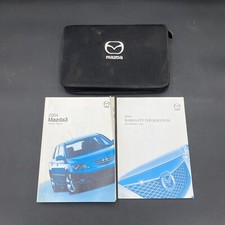 2004 Mazda 3 Owners Operators Manual w/ Warranty Information +Case for Glovebox