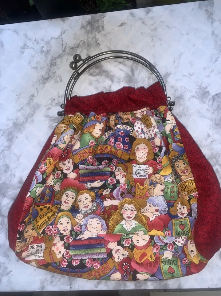 Vantage Ladiesquilt Fabric Handbag - Image 2 of 4