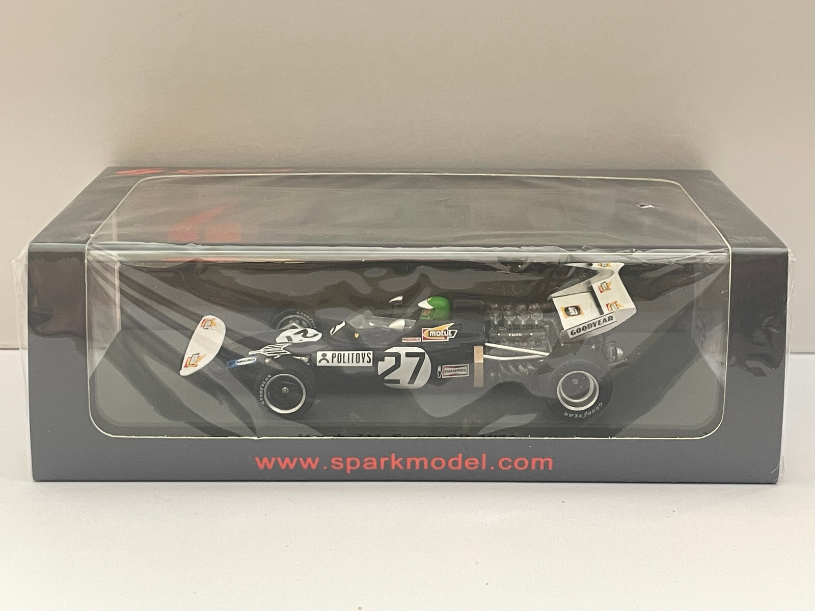 Spark S3376 March 711 Frank Williams Spain GP 1971 Henri Pescarolo 1/43 SEALED