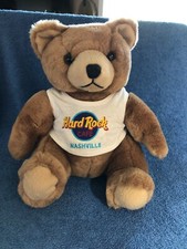 Hard Rock Cafe Nashville Teddy Bear T-Shirt 9  Plush EUC