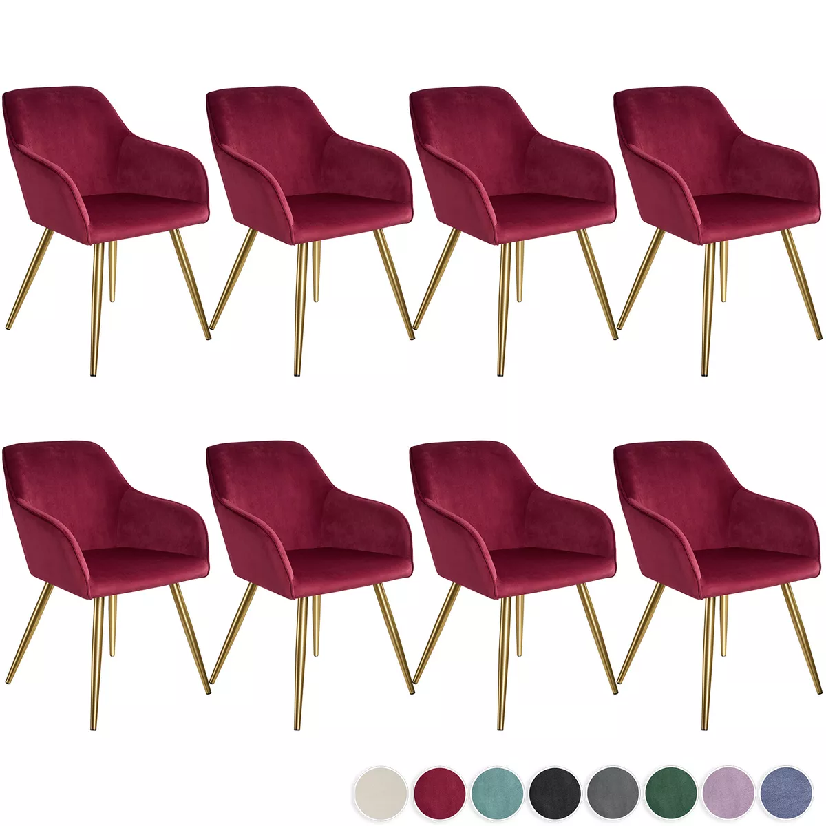 Burgundy and gold accent chair deals