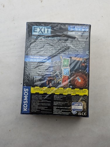 The Cursed Labyrinth Exit the Game Escape Room Kosmos NIB - Picture 3 of 4