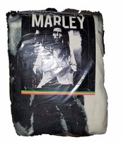 Bob Marley Life Of A Rhasta Fleece Plush Throw Blanket Bob Marley Life Of A Rhasta Fleece Plush Throw Blanket