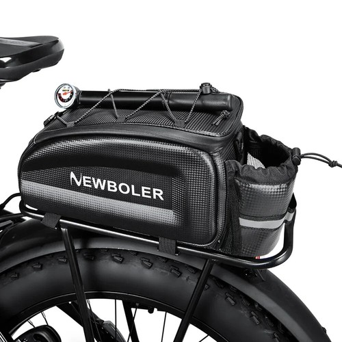 Hartschale Fahrrad Kofferraumtasche Wasserdicht Fahrrad Rücksitz Gepäckträgertasche für MTB E-Bike - Bild 21 von 23