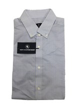 Hart Schaffner Marx, Men's Short Sleeve Shirt, Lt Blue Plaid, XL
