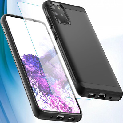 For Samsung Galaxy S20 Plus Ultra Case Phone Cover Shockproof + Tempered Glass