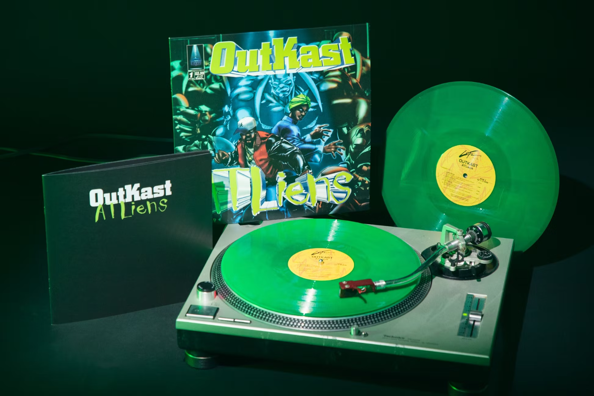 OUTKAST ATLIENS VINYL NEW! LIMITED GREEN LP! ELEVATORS ( ME & YOU