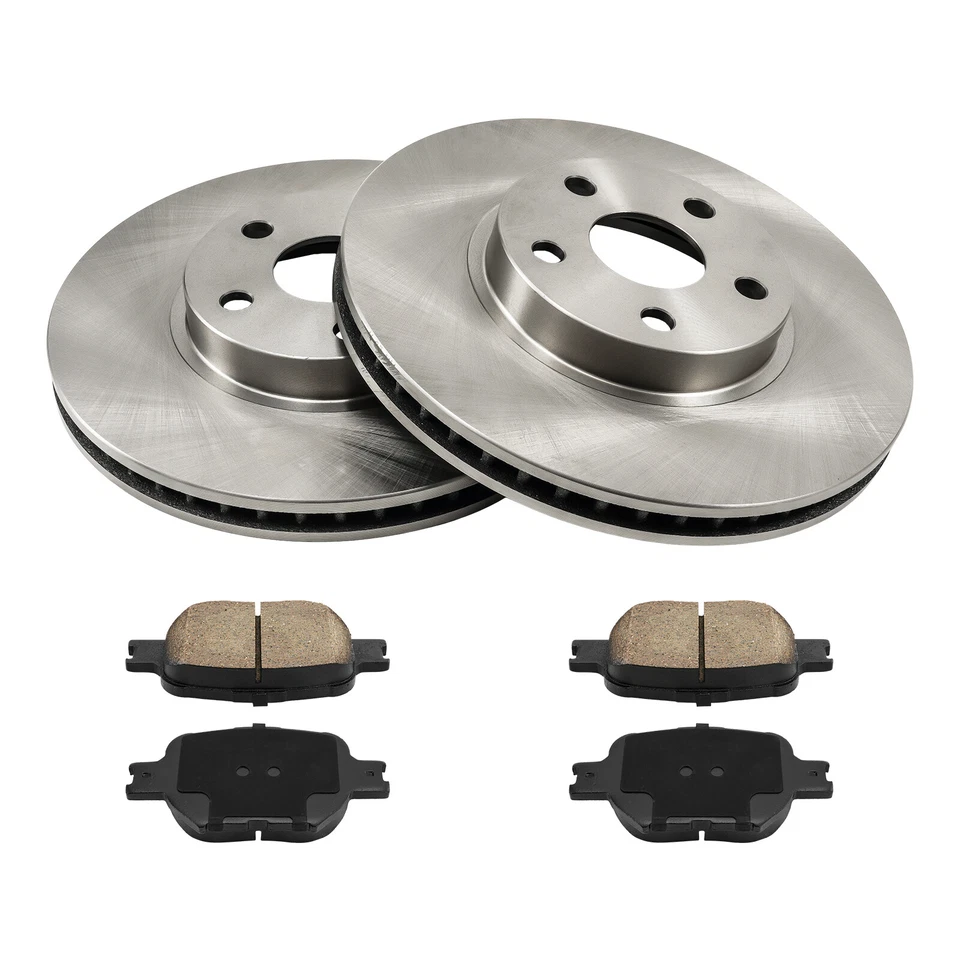 New Front Brake Rotors & Brake Pads for 2002  2003 2004 2005 Toyota Celica - Image 4 of 4