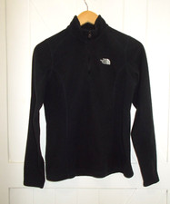 The North Face Black Fleece 1/4 Zip Pullover Top Women's Size S Classic