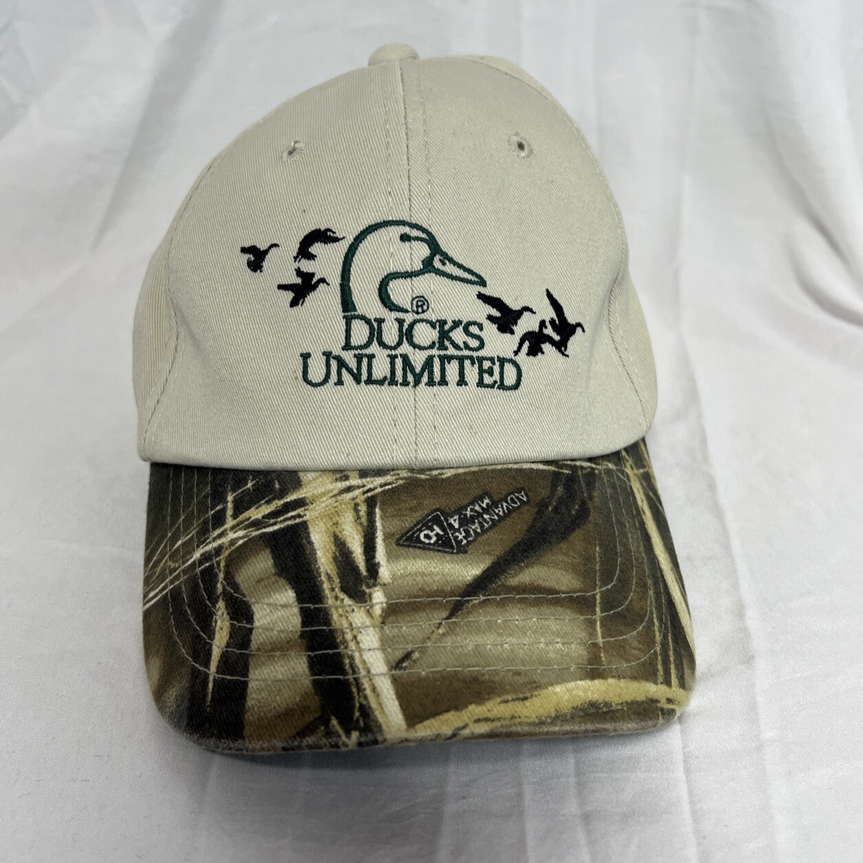 Ducks Unlimited DU Leader 1937 Embroidered Camouflage Brim Cap Hat Hunting