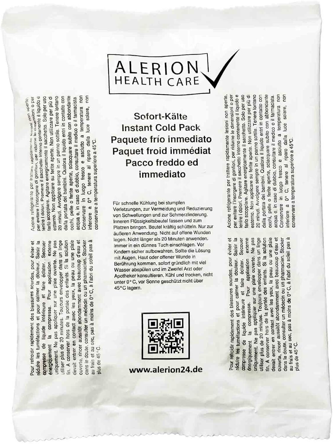 50 Stück Sofort-Kälte-Kompresse Einmal Kühlkompresse ideal für Sport & Freizeit