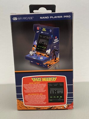 Nano Player PRO 4,8" - Mini Console Rétro Space Invaders - Jeu Portable Classique