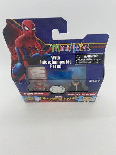Marvel Minimates Toys R Us Exclusive Iron Man Mark 47 and Happy Hogan Set - Picture 6 of 10