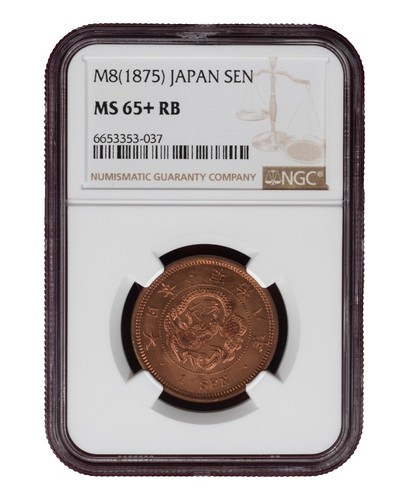 1927 Japanese Sen MS 64 RB NGC Certified / 9 | eBay