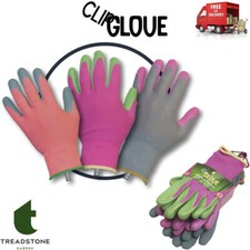 Clip Glove Triple Pack 3 Types Ladies Gloves 3 Carabiner Belt Clips Size Medium
