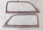 <!--F#f_0-->1941 1948 Chevy 2dr Sedan DOOR WINDOW GARNISH TRIM MOLDINGS Original pair GM<!--F/-->