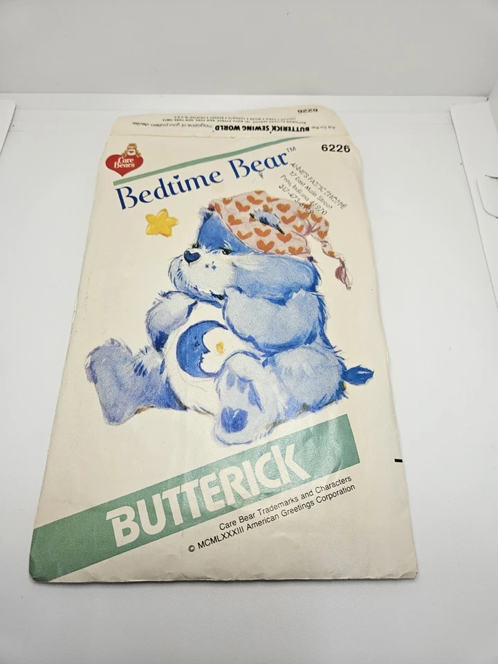 De Colección Butterick 6226 Oso para Dormir y 6932 Bebé Abrazos Tiradores Cuidado Oso Patrones Leer Foto 2 de 4