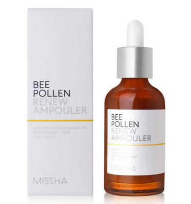 MISSHA Bee Pollen Renew Ampouler Hydrating Firming Facial Serum 40ml K - beauty