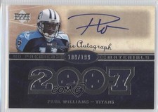 2007 UD Premier Rookie Auto Materials 108/199 Paul Williams #140 Auto 0a7