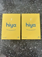 Hiya Kids Daily Multivitamin 2 Pack 30 Count Each Sugar Free Sealed