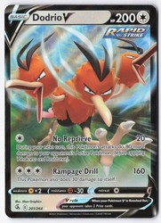 Dodrio V 201/264 Sword & Shield Fusion Strike Ultra Rare Holo
