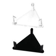 Acrylic Ball Stand Rack Football Stand Tabletop Storage Rack for Small Figurine