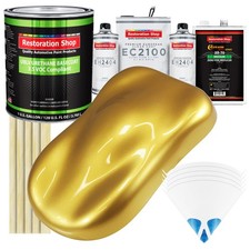Anniversary Gold Metallic Low Voc Urethane Paint Gallon Kit Euro Clear Coat Anniversary Gold Metallic Low Voc Urethane Paint Gallon Kit Euro Clear Coat