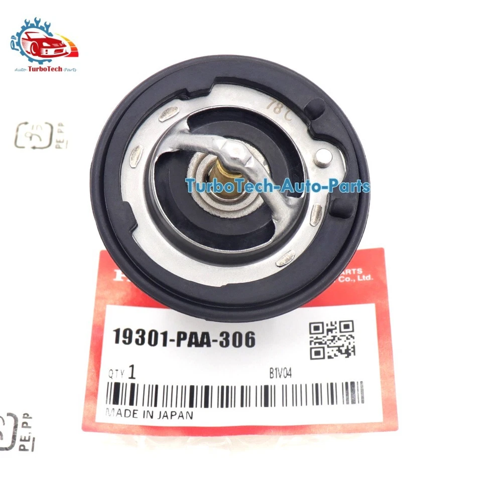 Termostato de motor OEM con junta para Honda Civic CR-V 1990-2003 (78 °C) Foto 2 de 4