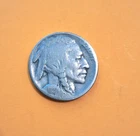 1927 D Buffalo Nickel US Coin - Denver Mint - Very Good 1927D