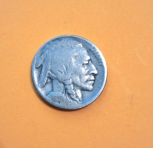 1927 D Buffalo Nickel US Coin - Denver Mint - Very Good 1927D