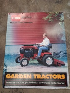 VINTAGE WHEEL HORSE DEALERSHIP POSTER