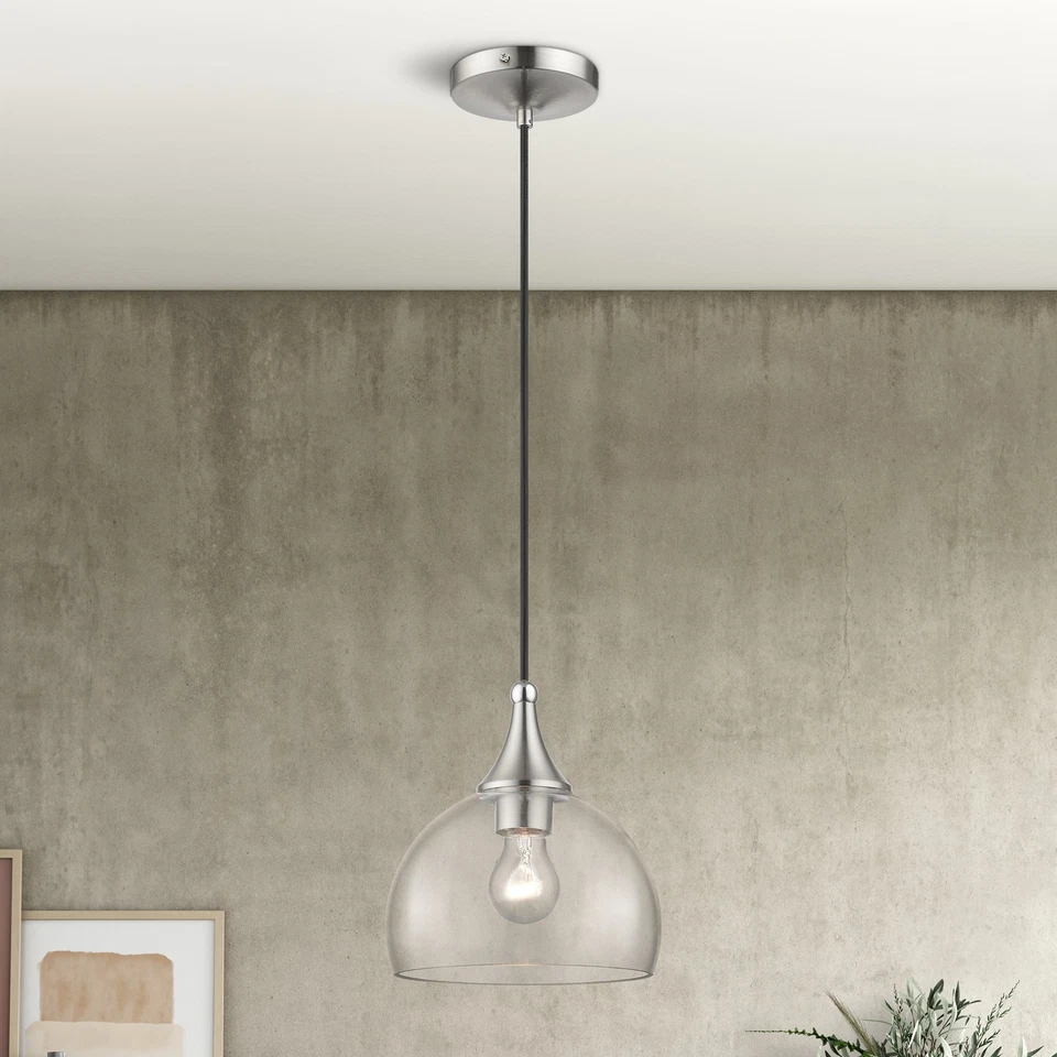 Livex Lighting 53641 Glendon 8"W Mini Pendant - MultiColor - Image 4 of 4