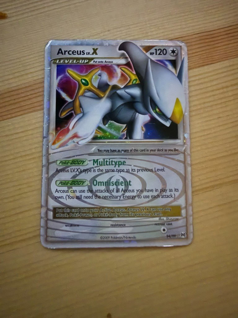 Arceus LV.X - Pokémon TCG Holo Rare Card Platinum Arceus 95/99 VLP-NM