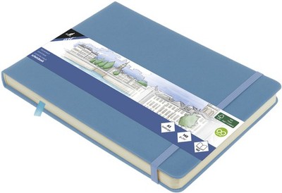 kangaro Skizzenbuch 80 Blatt DIN A5 quer sky blue