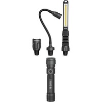 AKKU-WERKSTATTLAMPE 380LM 3IN1 Led Taschenlampe Inspektionslampe Werkstattlampe