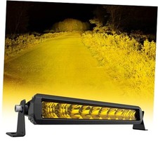 Amber LED Light Bar 12 inch Off Road LED Spot Flood Combo Work Light 10inch
