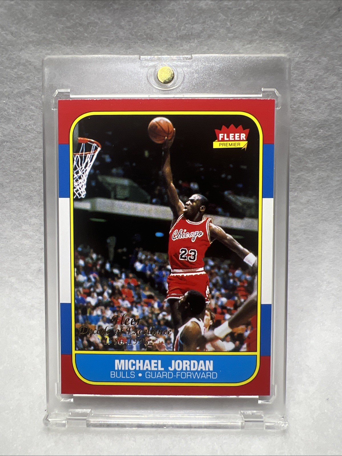 Fleer Michael Jordan Decade of Excellence #4 Chicago Bulls 1986-1996 Basketball