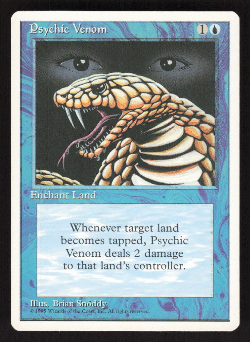 1995 Psychic Venom Fourth Edition MTG