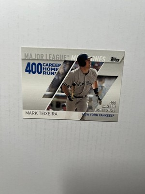 2017 Topps - Major League Milestones #MLM-18 Mark Teixeira New York Yankees