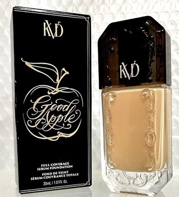 2 PACK KVD Kat Von D Good Apple Full-Coverage Serum Foundation 063 Tan NIB