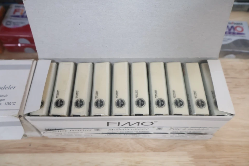 Nice HTF Lot Of 98 New / NOS FIMO Polymer Clay New 2 oz. Each Blocks Eberhard US - Image 3 of 4